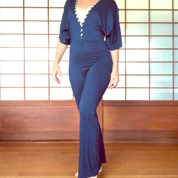 Zhen Nympth jumpsuit, teal color - Picture 1 of 5